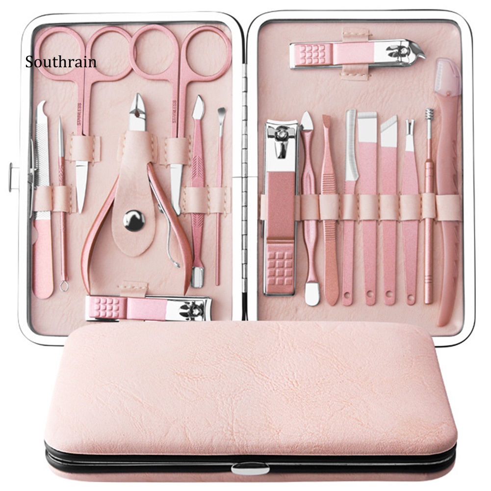 Bộ 18 / 15 / 13 / 10 Dụng Cụ Làm Móng Bằng Thép