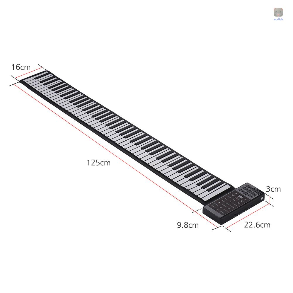 Đàn Piano Cuộn 88 Phím Bằng Silicone Linh Hoạt Đa Năng Có Thể Sạc Lại