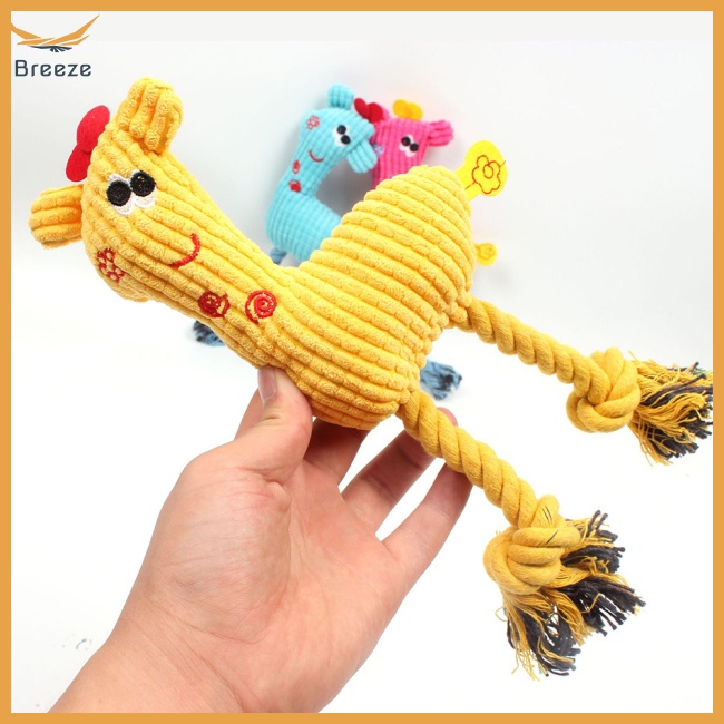 Đồ Chơi Nhai Gặm Hình Con Hươu Cao Cổ Dễ Thương Cho Thú Cưng