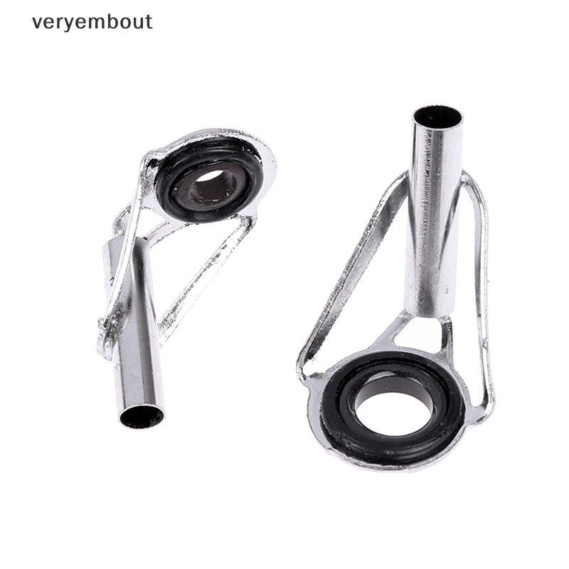 Set 8 Khuyên Bằng Thép Không Gỉ Gắn Cần Câu Cá Chuyên Dụng