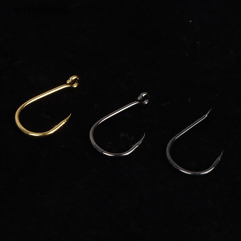 Hộp 100 Lưỡi Câu Cá Bằng Thép Carbon Mềm Mại Tiện Dụng