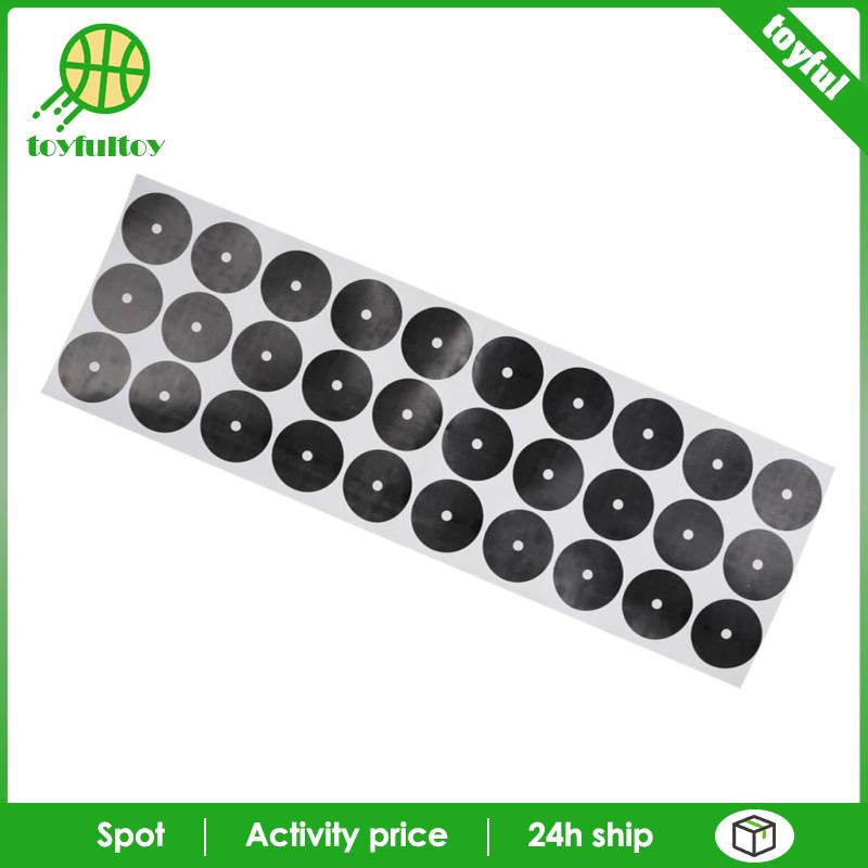 Bộ 30 Miếng Dán Đánh Dấu Hồ Bơi Màu Đen 3-3.5cm