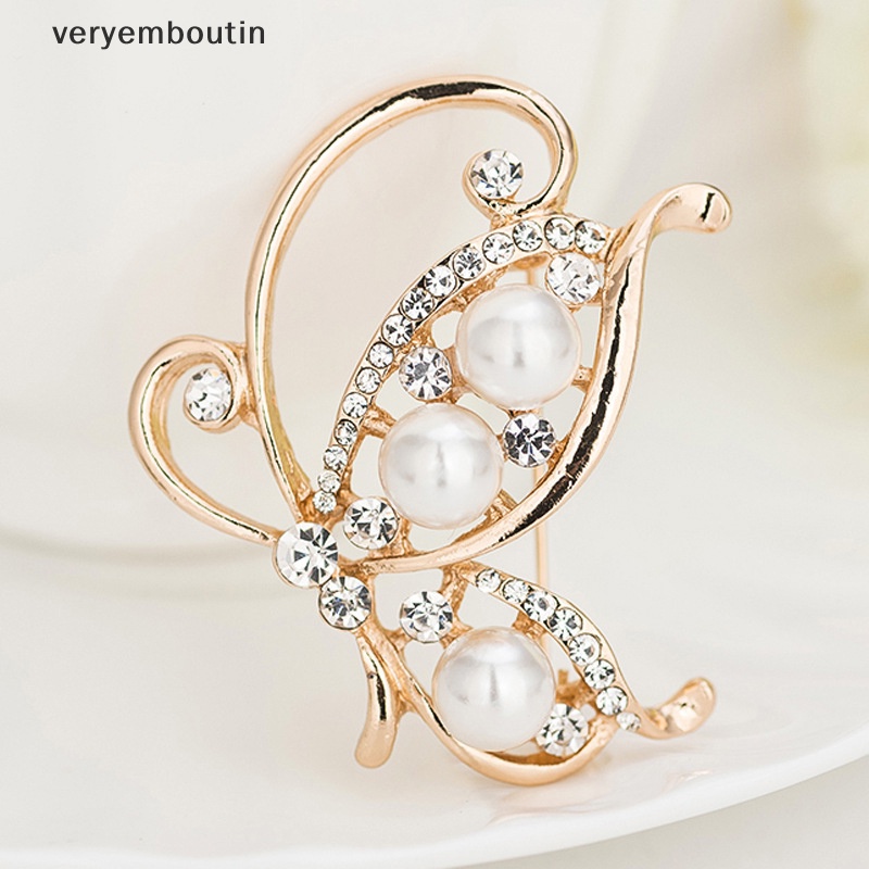 Ghim Cài Áo Hình Hoa Đính Ngọc Trai Nhân Tạo Thời Trang Cho Nữ