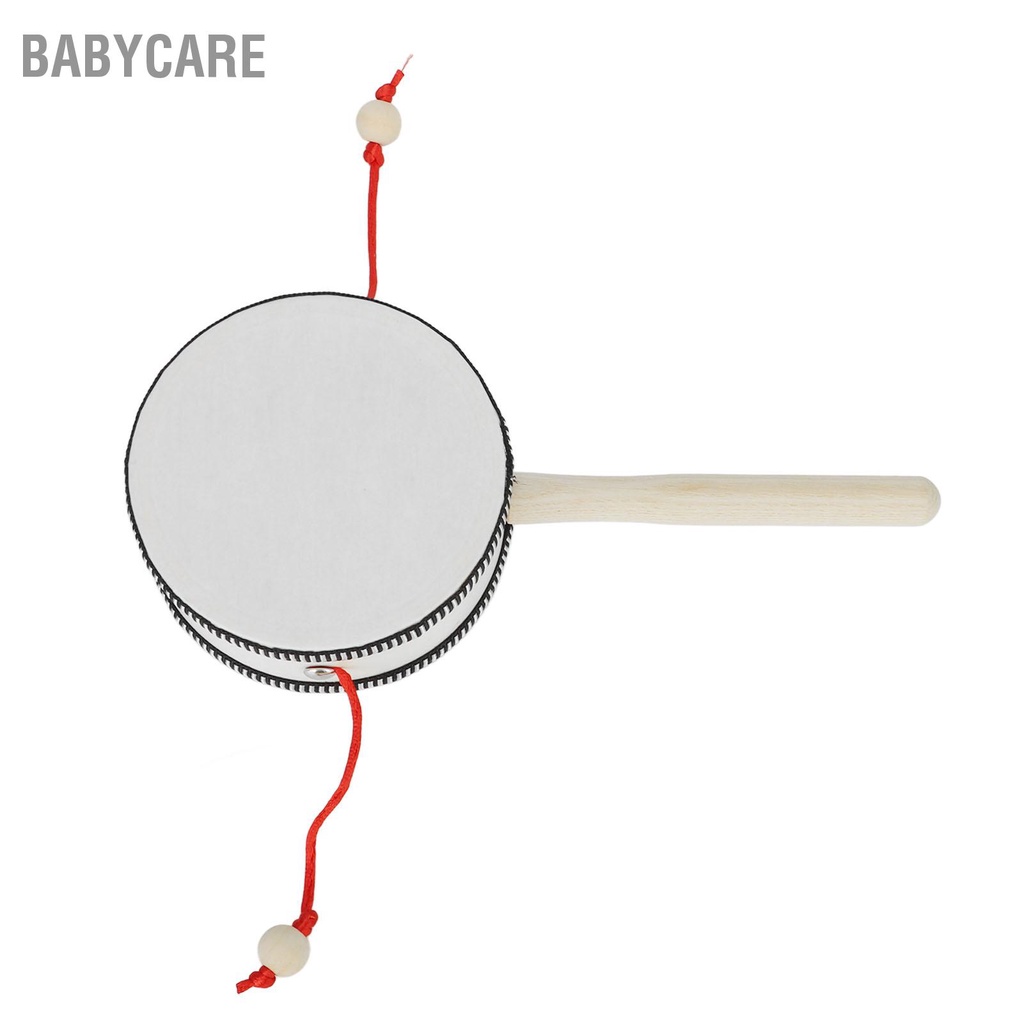 Babycare Đồ chơi trống lục lạc bằng gỗ Âm nhạc Giáo dục truyền thống Dụng cụ lắc cho trẻ em