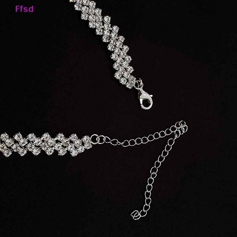 Vòng Cổ Choker Đính Đá Pha Lê Toàn Diện Thời Trang Cho Nữ