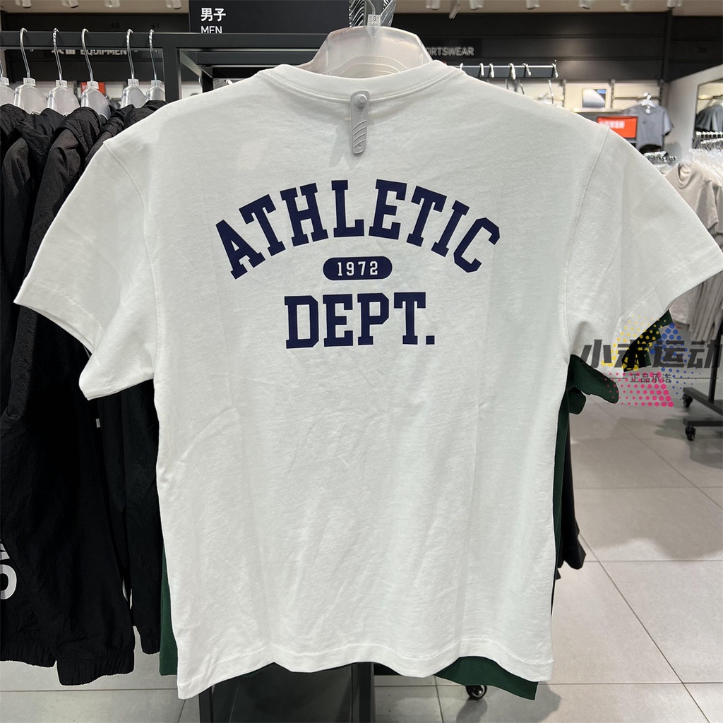 Air jordan 100% cotton in hình tròn cổ t-shirt thêu logo, tay ngắn có chữ ở mặt sau