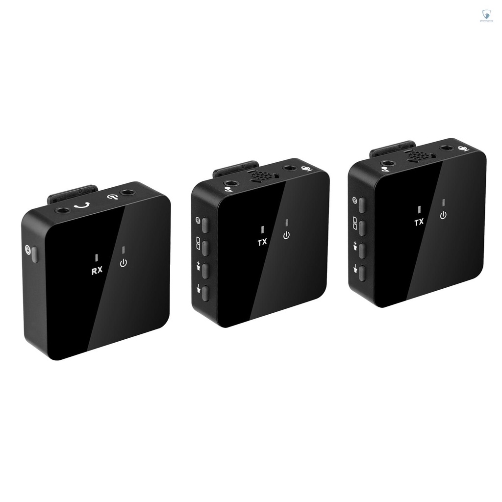 Micro Không Dây Có Kẹp Và Sạc 2 Đầu Nhận Tín Hiệu