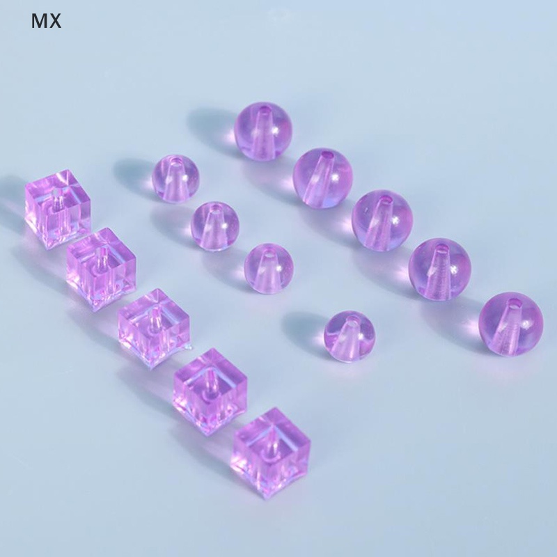 Khuôn Silicon Làm Mặt Dây Chuyền 6 Lỗ Hình Chữ Nhật / Vuông / Hạt DIY mingxuan2 vn