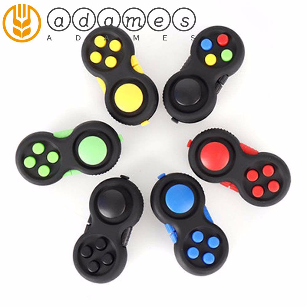 ADAMES Handle Fidget Pad Figet Toys Hands Anxiety The Stress Relieve Decompression Toy Children Adults Toy Novelty Gag Toys Gamepad Toy Controller Gamepad Keychain Fidget Toy Reduce Anxiety Gamepad Is Used To Relieve/Multicolor
