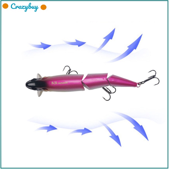 Cr Mồi Giả Câu Cá 3 Khớp Nối Bằng Nhựa Cứng