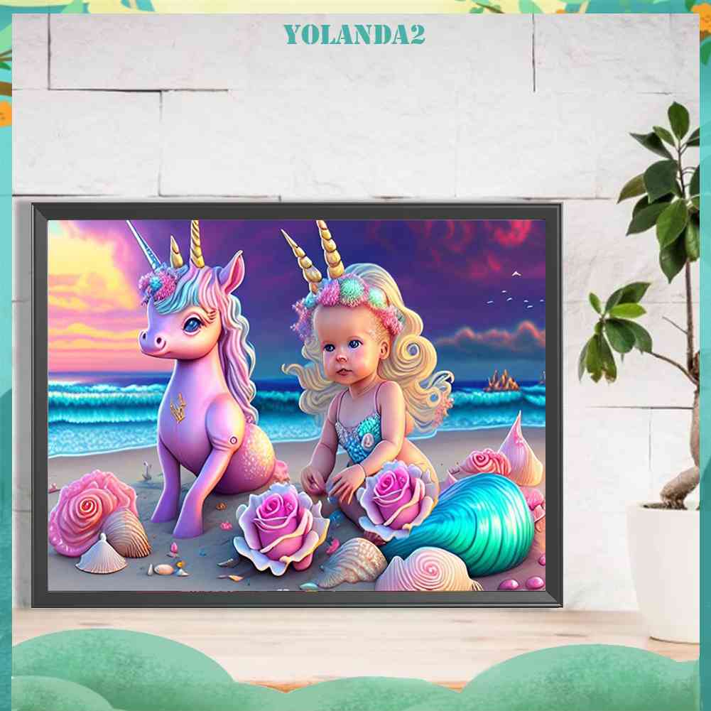 Tranh Đính Đá Kim Cương Toàn Bộ 5D DIY Hình Vẽ Trẻ Em Trang Trí Nhà Cửa