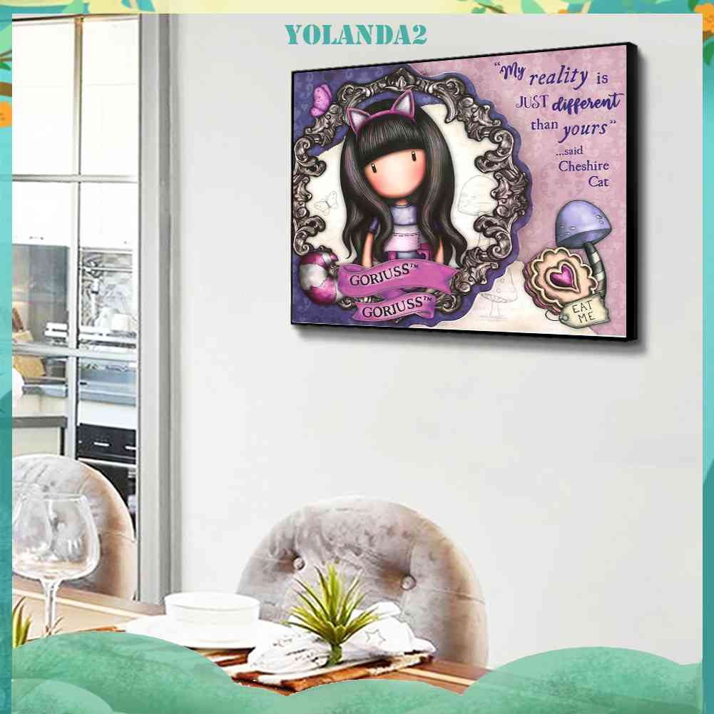 Tranh Đính Đá Kim Cương Toàn Bộ 5D DIY Hình Búp Bê