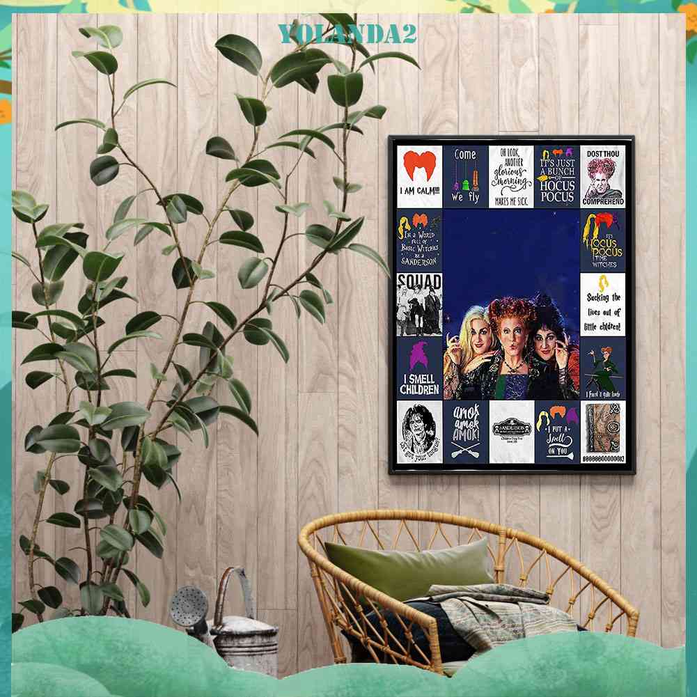 Tranh Đính Đá Kim Cương Toàn Bộ 5D DIY Hình Vẽ Hocus Pocus