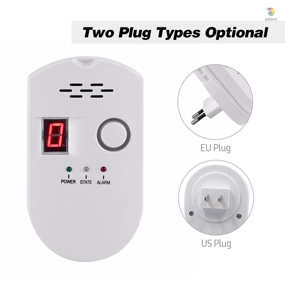 Máy Dò Khí Gas Kỹ Thuật Số Tự Nhiên BRJ-502D Với Độ Nhạy Cao Chống Rò Rỉ Tiện Dụng Cho Nhà Bếp