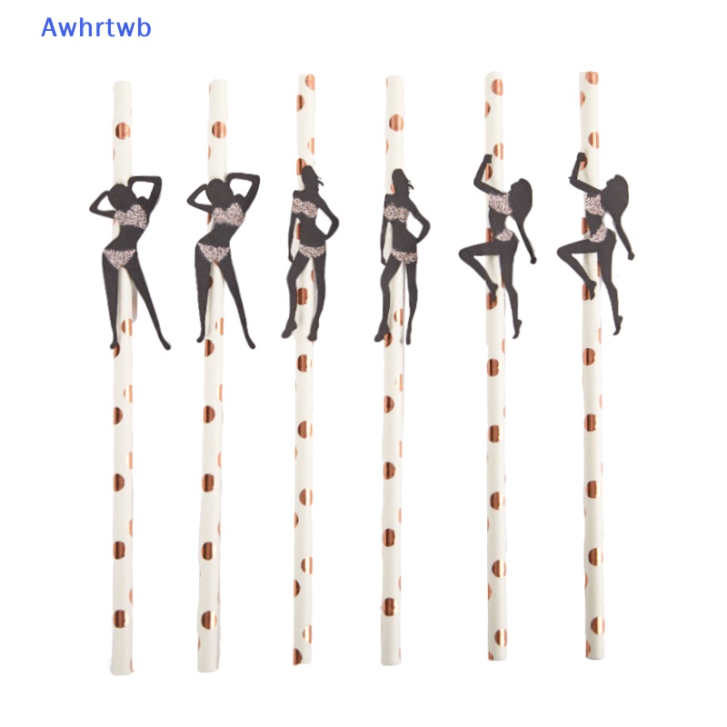 Set 6 Ống Hút Chuyên Dụng Cho Vũ Công Múa Bachelor Mới