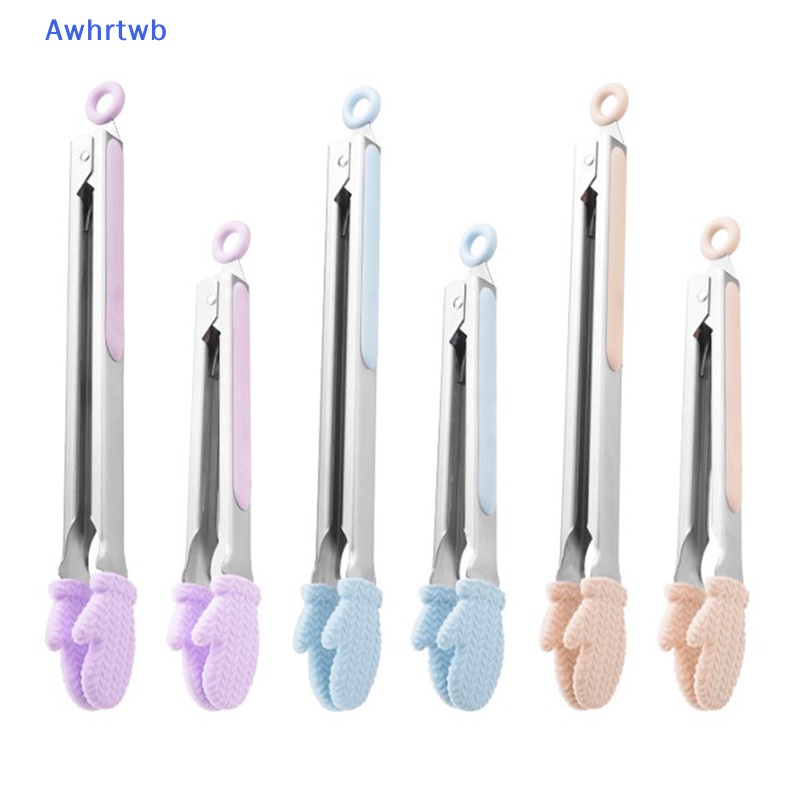 Kẹp Gắp Thức Ăn Bằng Thép Không Gỉ Chịu Nhiệt Độ Cao Chống Bỏng Tiện Dụng Mới