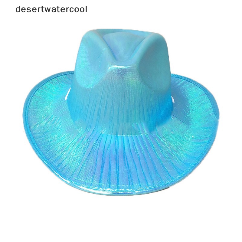 Devn Mũ Cao Bồi Rộng Vành Đính Ngọc Trai Lấp Lánh Ánh Sáng Nhấp Nháy Kiểu Cao Bồi Phương Tây Mart