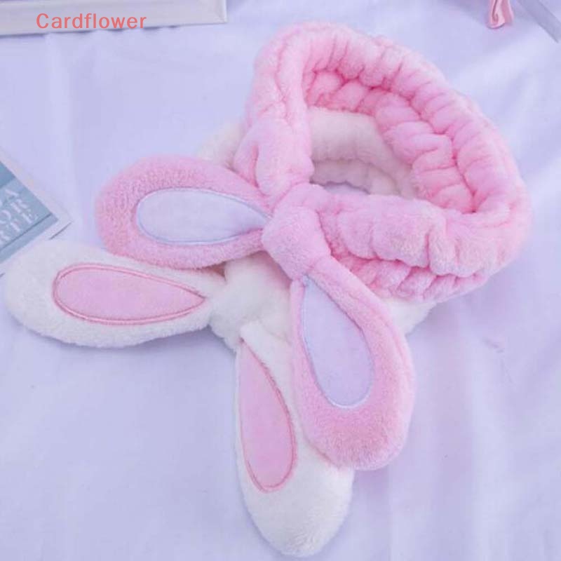 Băng Đô Tai Thỏ Dễ Thương Dùng Khi Rửa Mặt / Trang Điểm