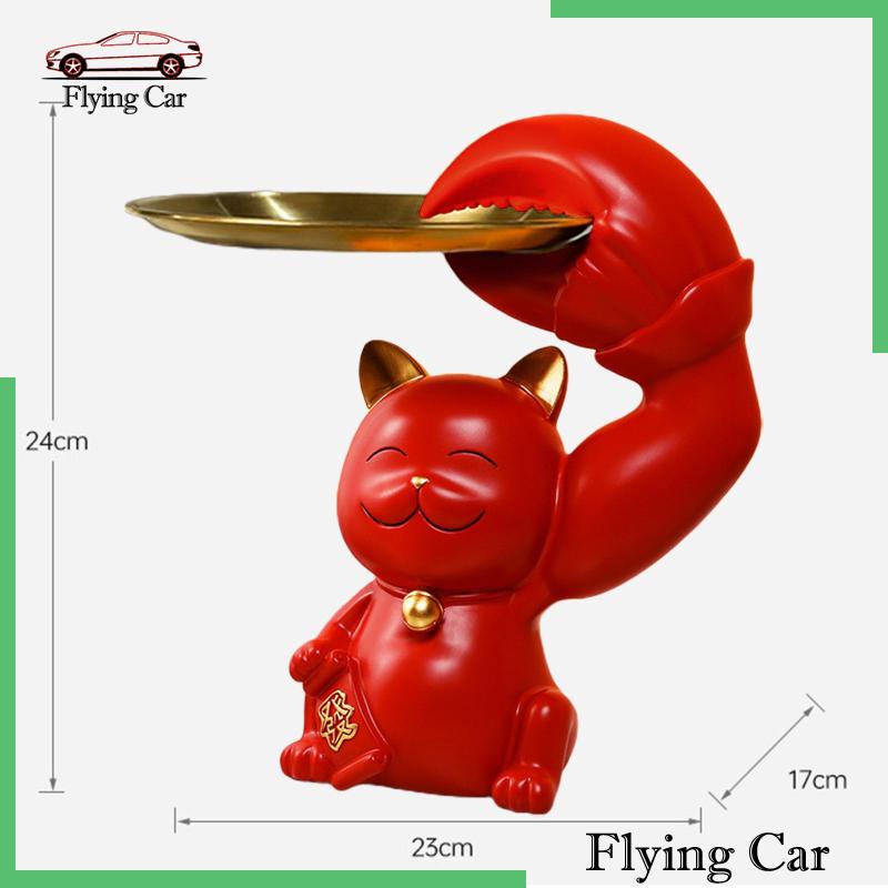 Tượng Mèo Bằng Nhựa Resin Sáng Tạo Cho Trang Trí Nhà / Tiệc Lzdjfmy2