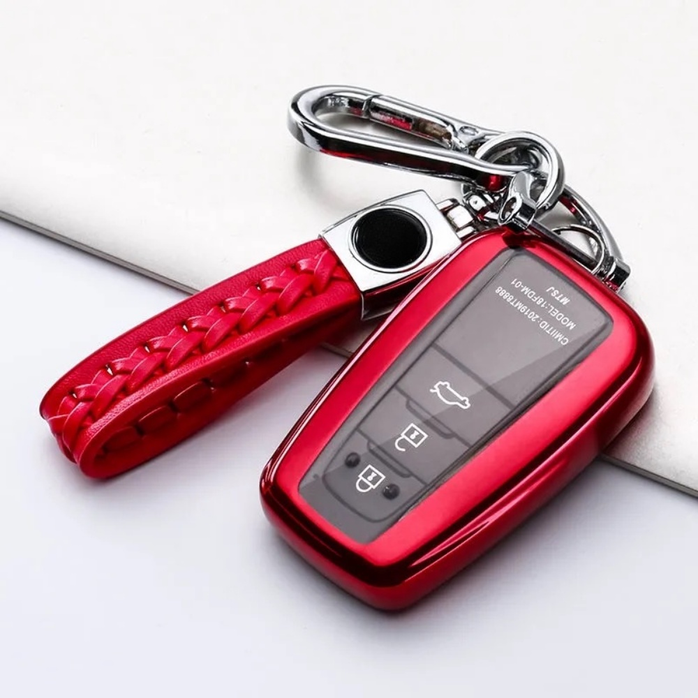 Vỏ TPU Mềm Bảo Vệ Chìa Khóa Xe Hơi Toyota Prius Camry Corolla C-HR CHR RAV4 Prado 2018 2020