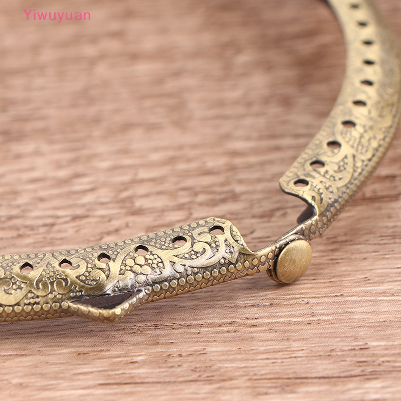 Bộ 10 Khung Kẹp Kim Loại Cho Ví Cầm Tay 8.5 / 10.5 / 12.5CM Mới
