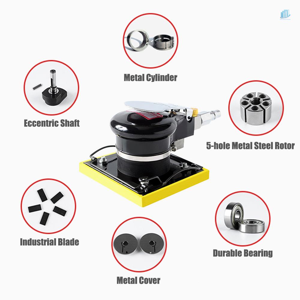 Máy Mài Khí Nén Cầm Tay Mini (s2mwvn) Với Đế 100x110mm Tốc Độ Cao Cho Đồ Nội Thất / Làm Việc