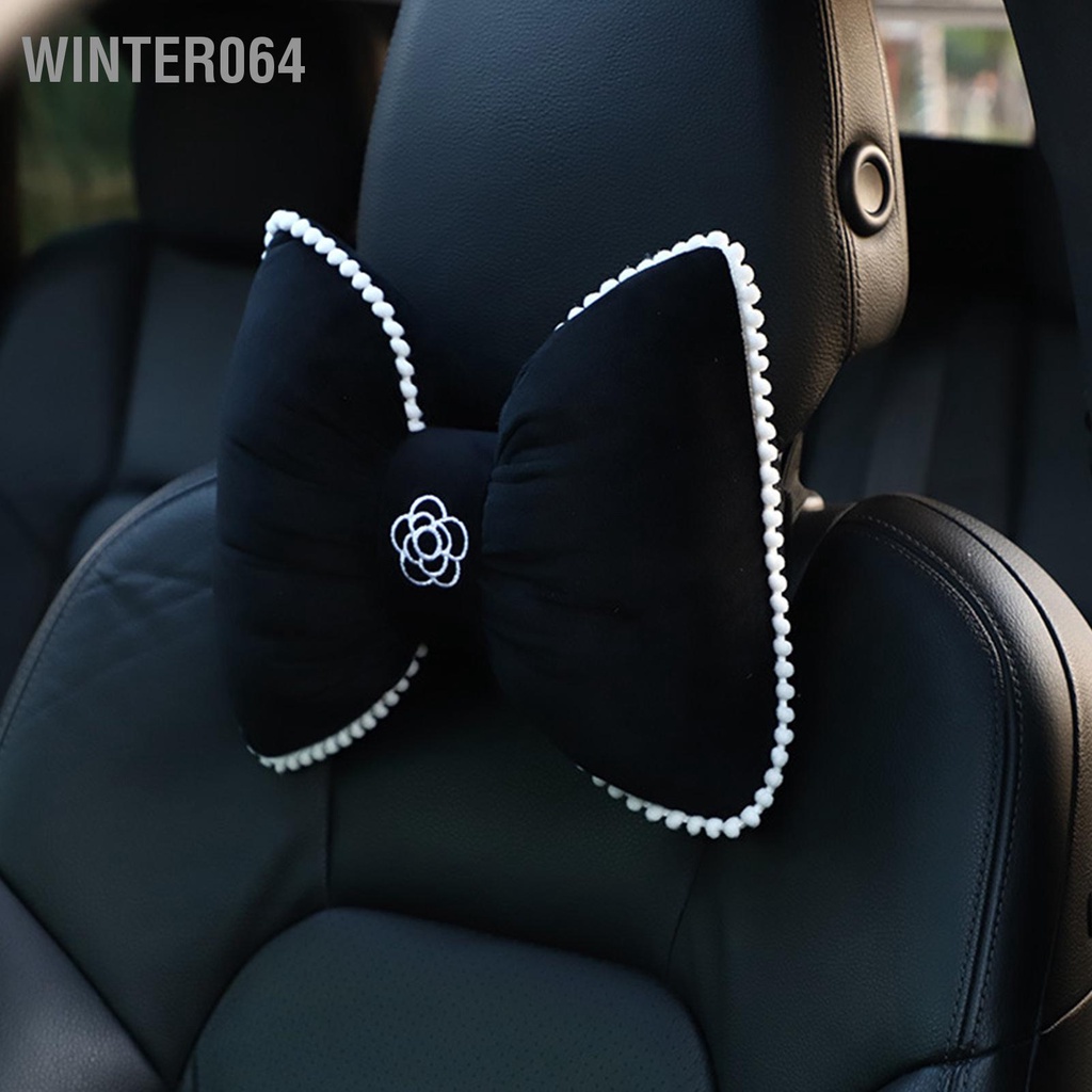 Winter064 Đệm Cổ Ghế Ô Tô Sang Trọng Bông PP Hình Bướm Dễ Thương Mềm Mại Thoải Mái Gối Hỗ Trợ Thắt Lưng Đa Năng Cho Văn Phòng Tại Nhà