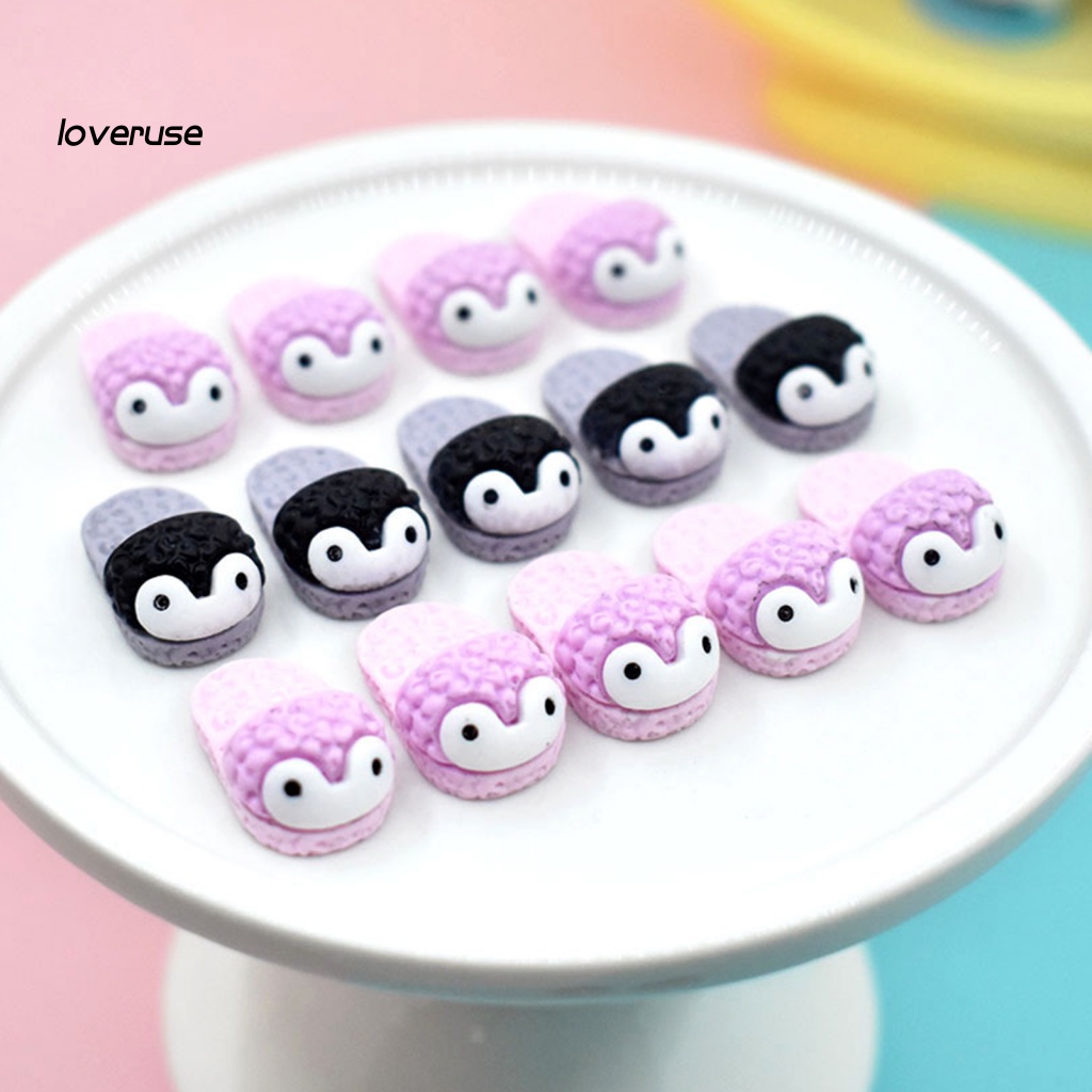 Bộ 4 Mô Hình Dép Đi Trong Nhà Búp Bê Chim Cánh Cụt Hoạt Hình