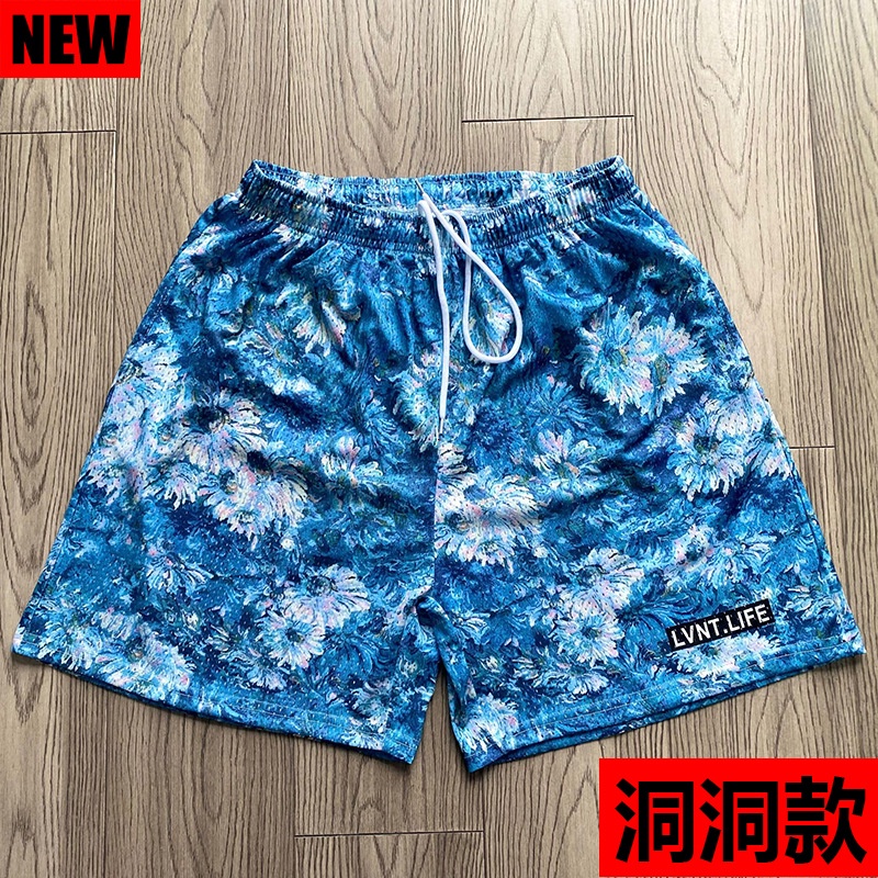 Quần Short Thể Thao Phối Lưới Thoáng Khí Nhanh Khô Thời Trang Mùa Hè Cho Nam Và Nữ