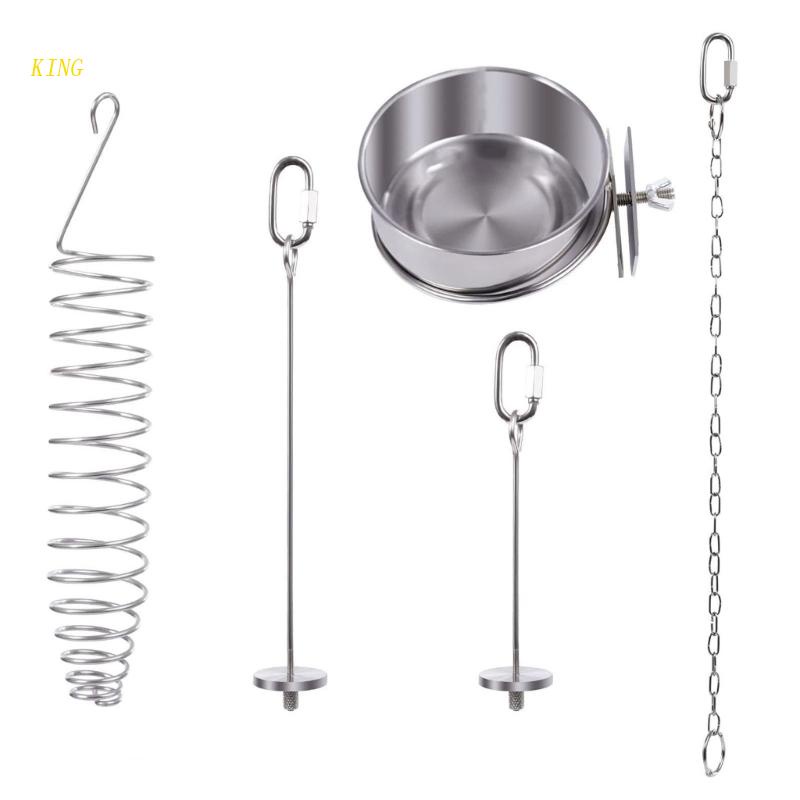 Giá Đỡ Nĩa / Trái Cây / Chim Vẹt Bằng Thép Không Gỉ