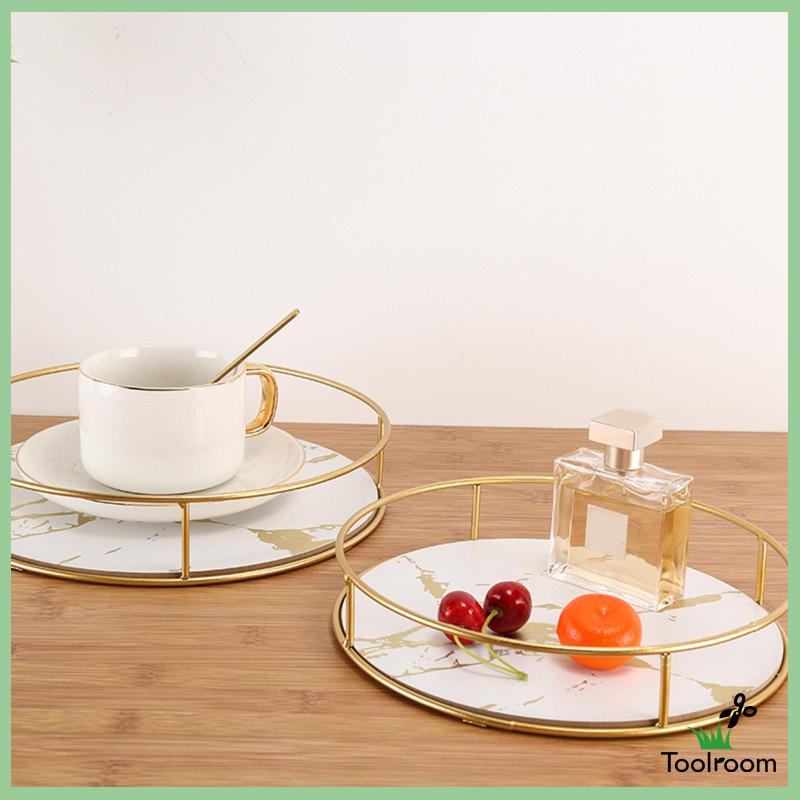 Bộ 2 Khay Đựng Nước Hoa / Trang Sức Tiện Dụng Cho Phòng Tắm / Nhà Bếp