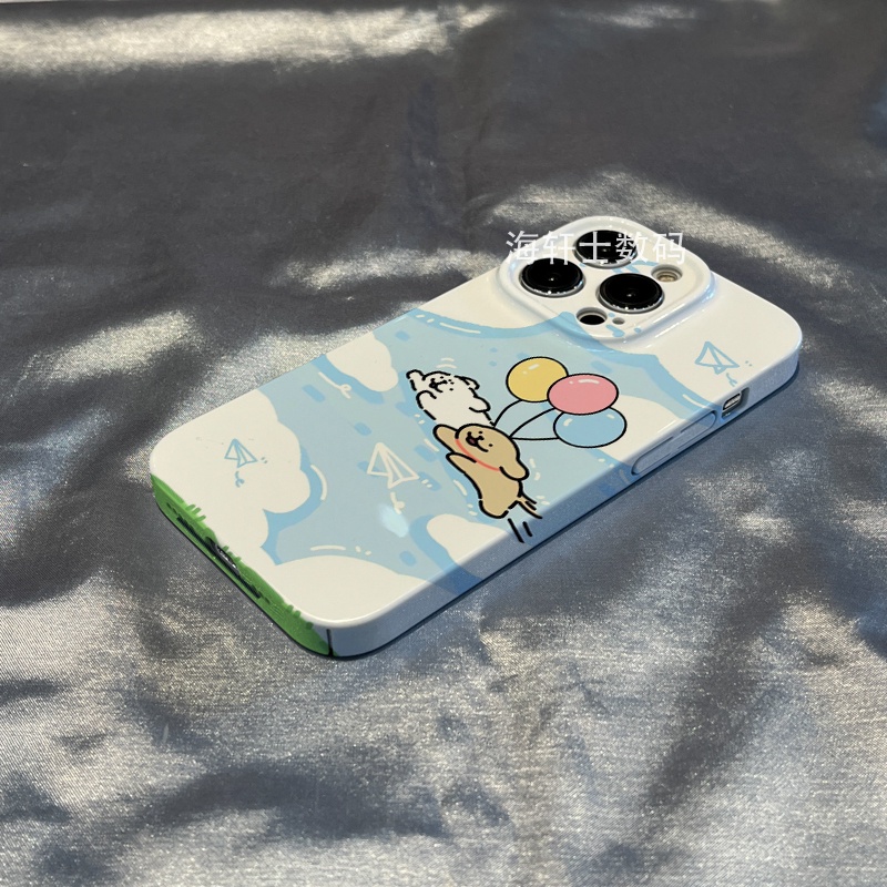 Ốp Điện Thoại Cứng / Film Dán Chống Sốc Hình Cún Hoạt Họa Cho Apple Iphone 12max14pro 138P 11 7