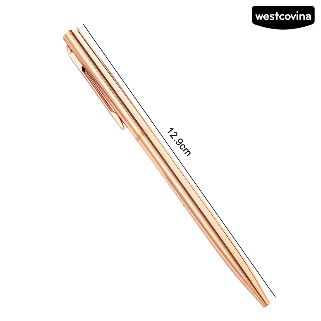 [COD]♪Bút Bi Mực Đen Có Đầu Lăn Kim Loại Tiện Dụng Cho Học Sinh / Văn Phòng