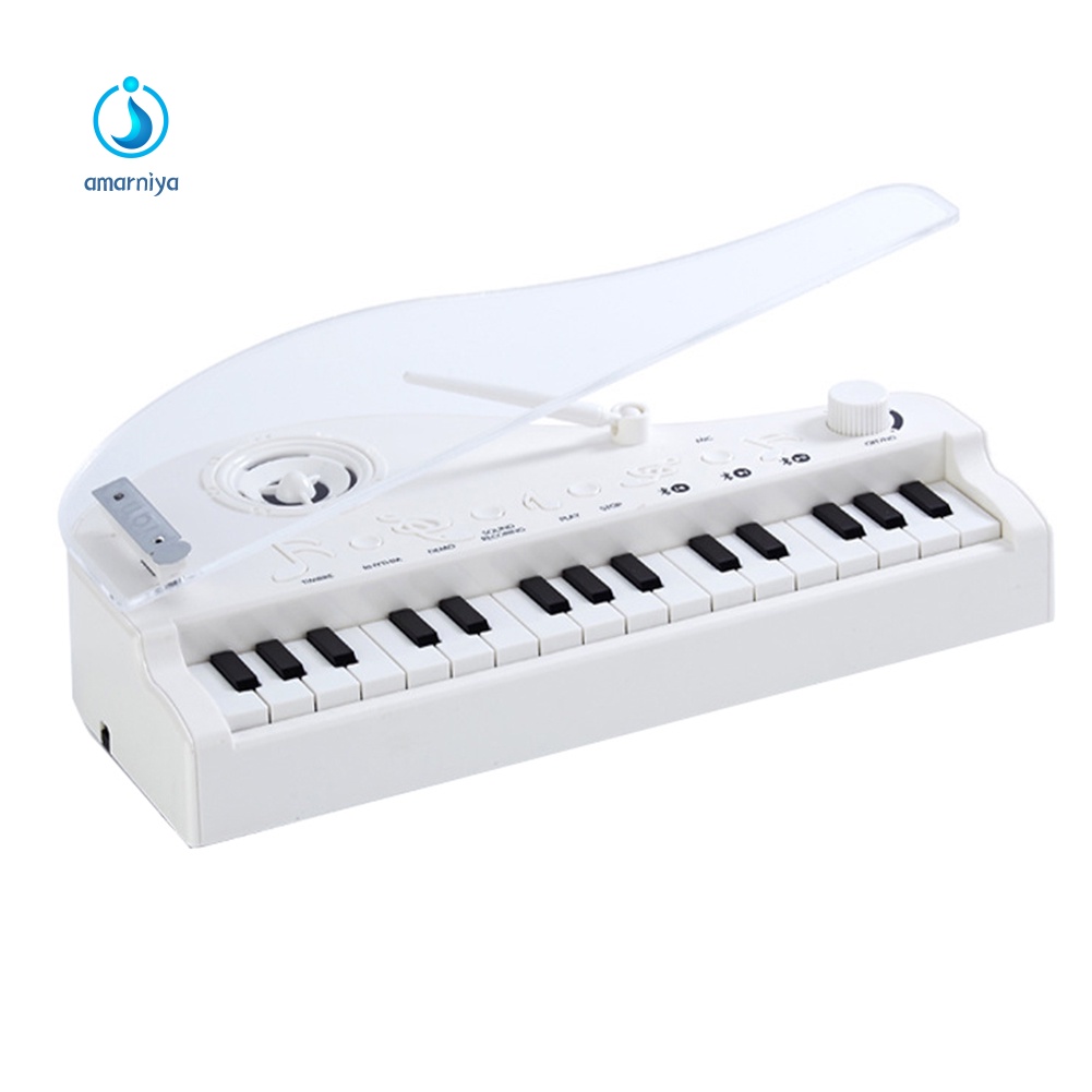 Đồ Chơi Đàn Piano Mini Cảm Ứng Giọng Nói Độ Phân Giải Cao Sạc USB Cho Bé