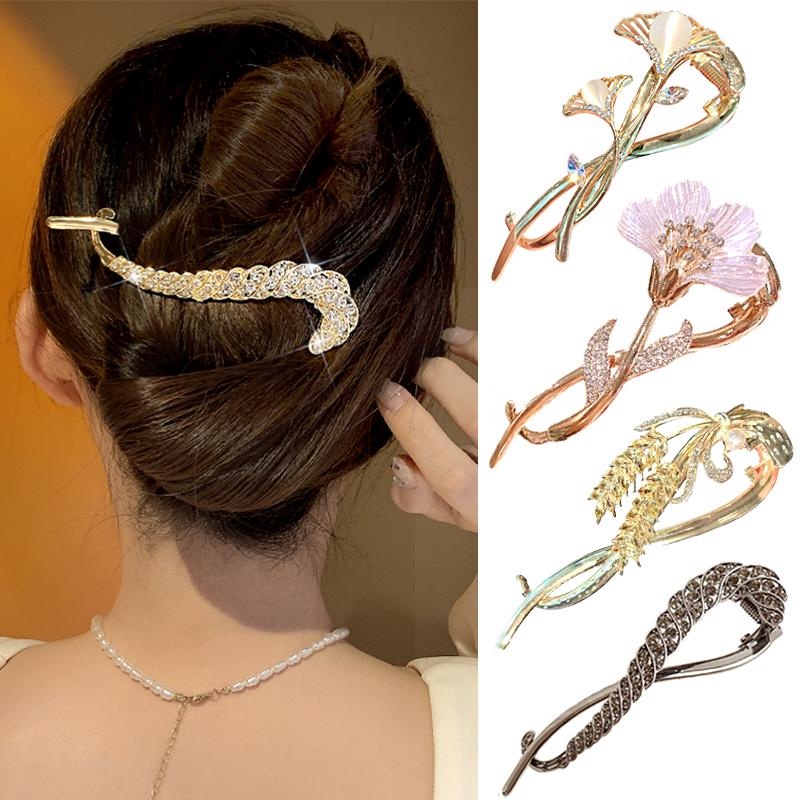 Kẹp Tóc Kim Loại Nhiều Kiểu Dáng Thời Trang Hàn Quốc