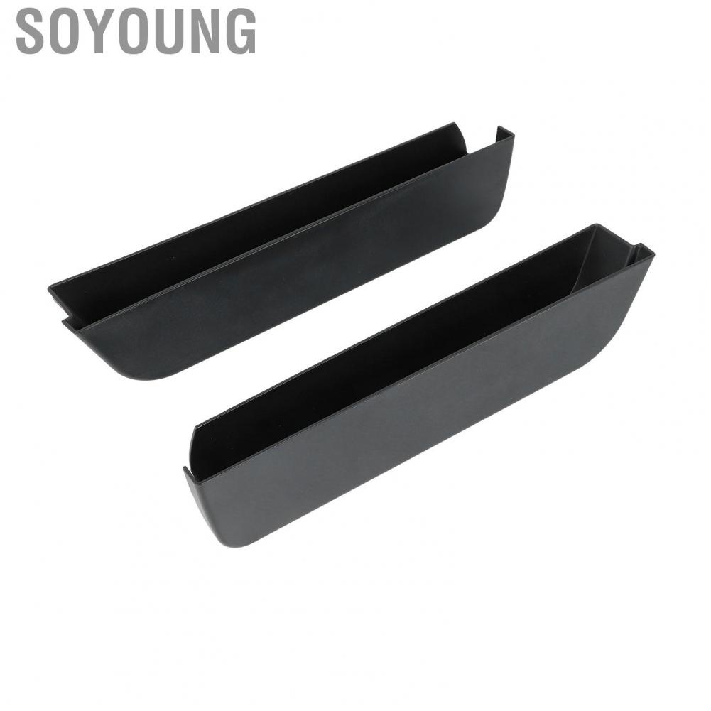 Soyoung Center Console Side Organizer  Storage Box Sturdy Space Saving for Car