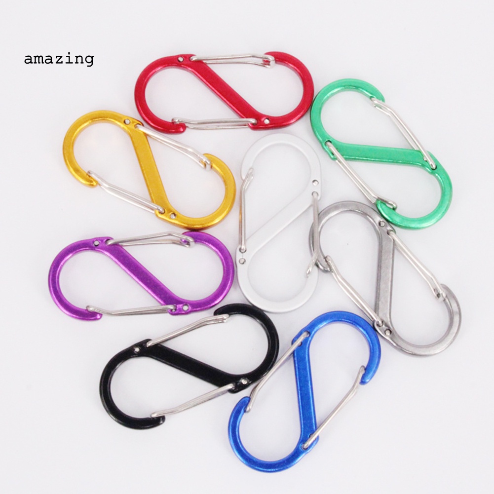 Set 5 Móc Khóa Chữ S Đa Năng Dùng Cho Các Hoạt Động Ngoài Trời