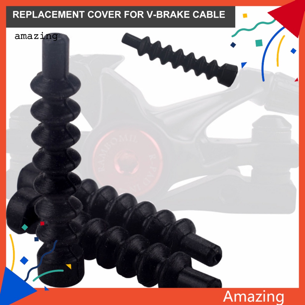 Bộ 10 Vỏ Bọc Phanh Xe Đạp Chống Ăn Mòn Độ Bền Cao