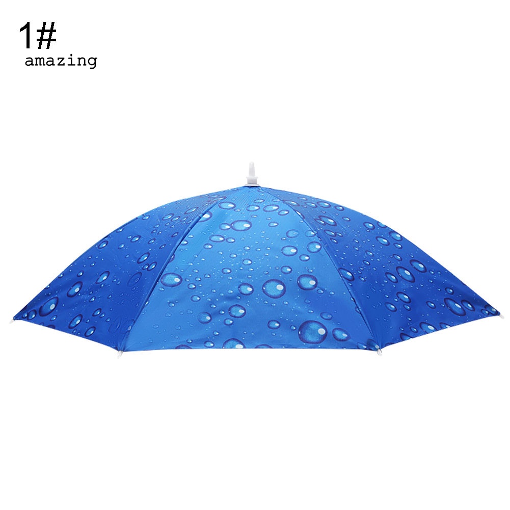 Mũ Dù Chống Nắng / Tia UV / Gió Có Thể Gấp Gọn Dùng Khi Đi Câu Cá / Du Lịch Ngoài Trời