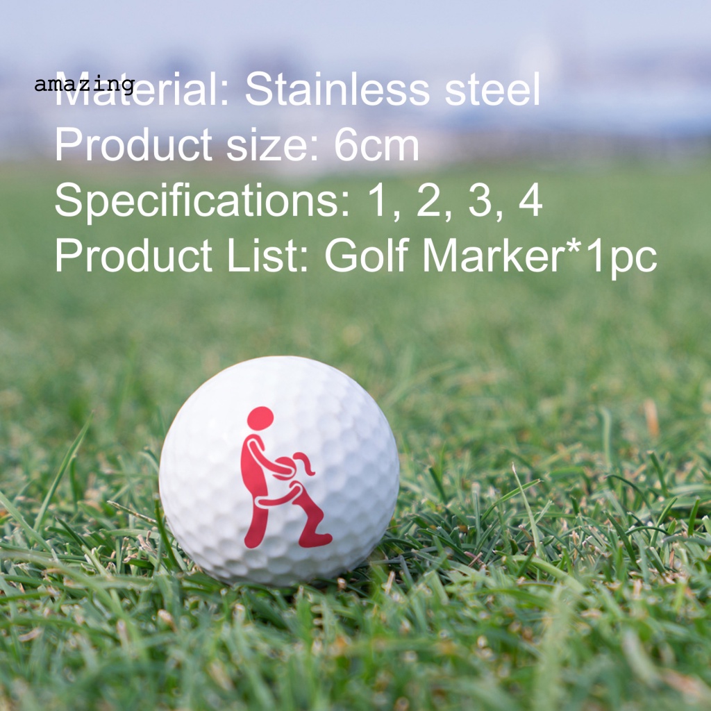 Dụng Cụ Đánh Dấu Bóng Golf Mini Bằng Thép Không Gỉ Chống Trầy