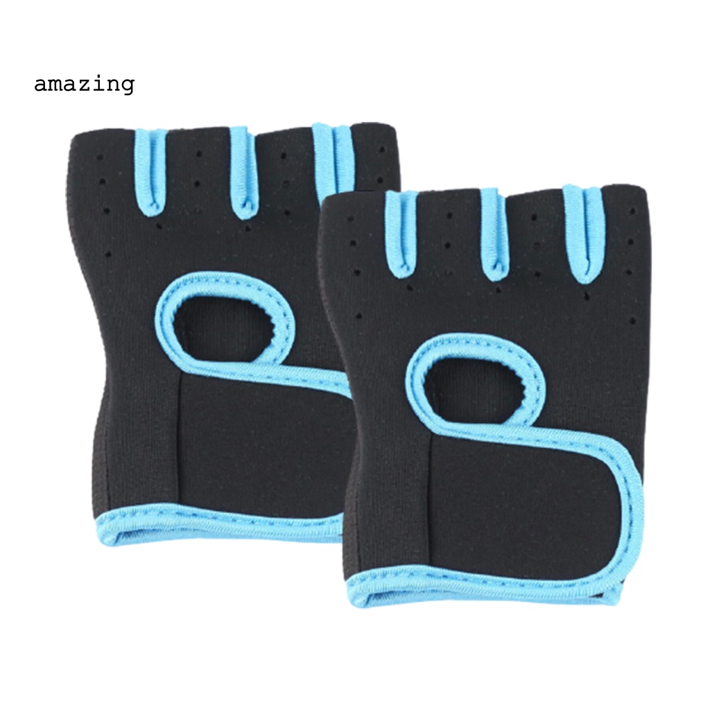 1 Đôi Găng Tay Thể Thao Nửa Ngón Chống Trượt Cho Nam Nữ