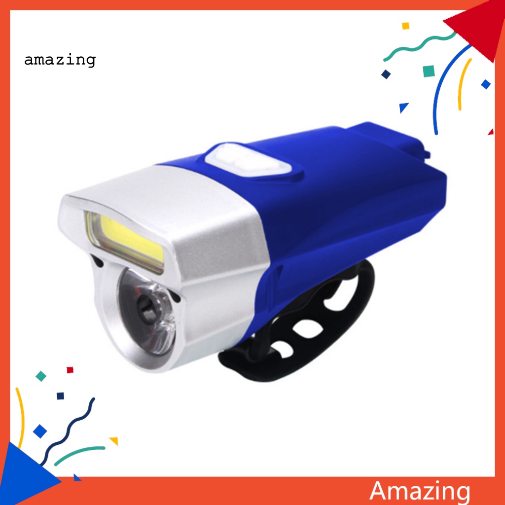 Đèn Pha Xe Đạp Chống Thấm Nước Sạc USB Tiện Lợi