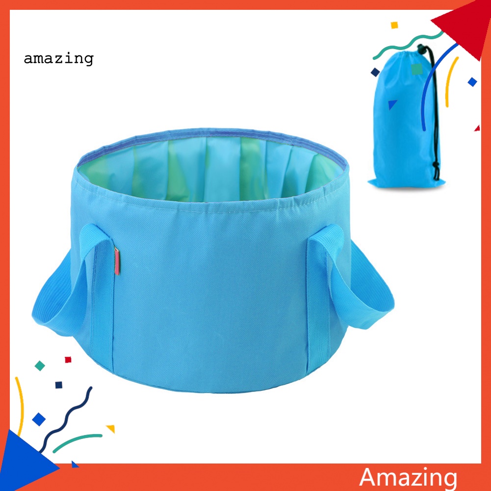 Xô Đựng Nước Có Thể Gấp Gọn Tiện Dụng Khi Đi Du Lịch