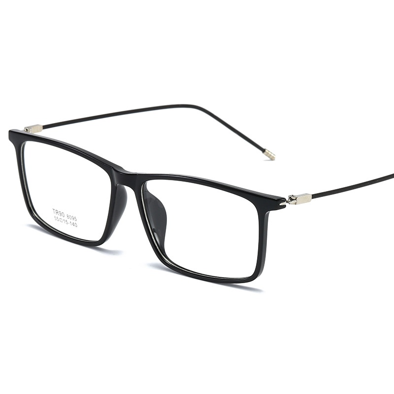 【-0°~-500°Mắt Kính Gọng Vuông Chống Ánh Sáng Xanh Thời Trang Đơn Giản Cho Nam Và Nữ