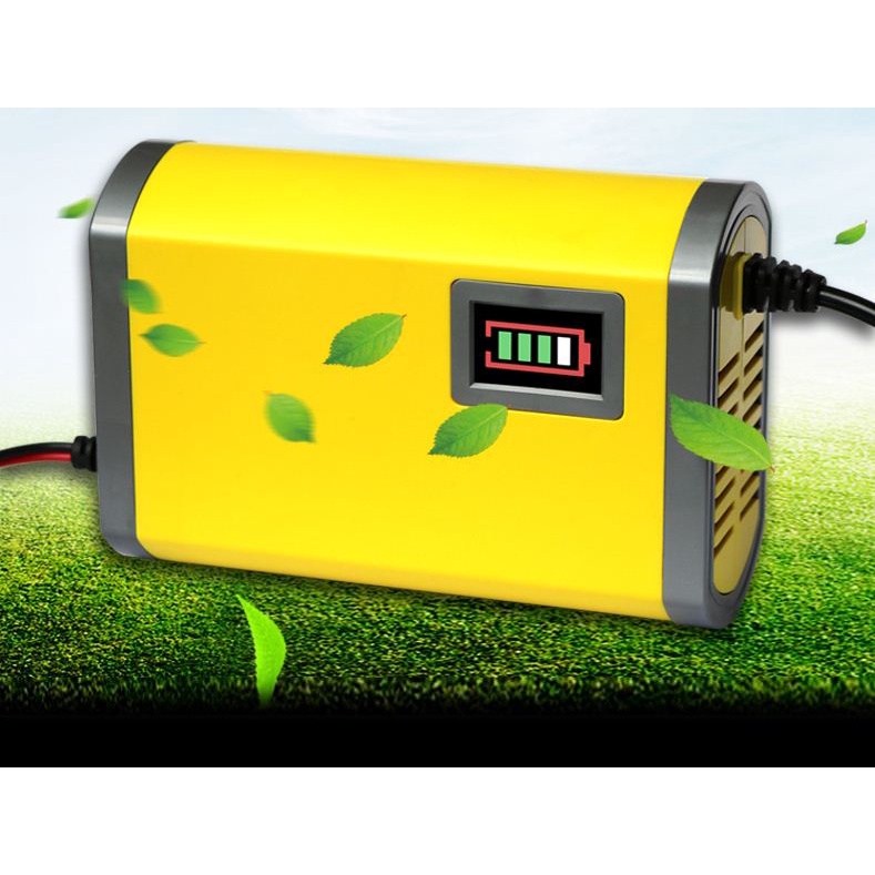 Bộ Sạc Bình ắc quy Xe máy tự ngắt khi đầy 12V-20AH - Sạc vô nhanh