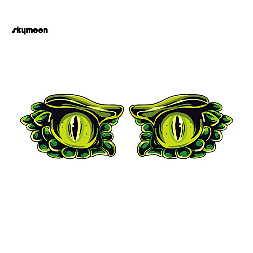 Đề Can Vinyl Dán Xe Hơi / Xe Máy Hình Đôi Mắt Đại Bàng Thân Thiện Với Môi Trường Chống Thấm Nước / Mài Mòn