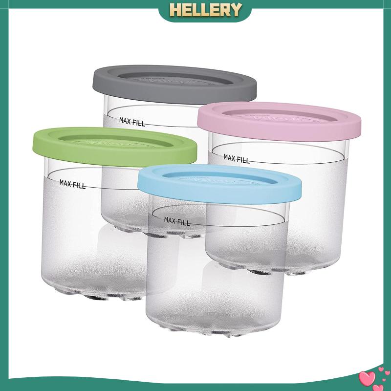 Set 4 Túi Silicone Đựng Thực Phẩm Có Nắp Đậy Cho Nhà Bếp / Nhà Hàng
