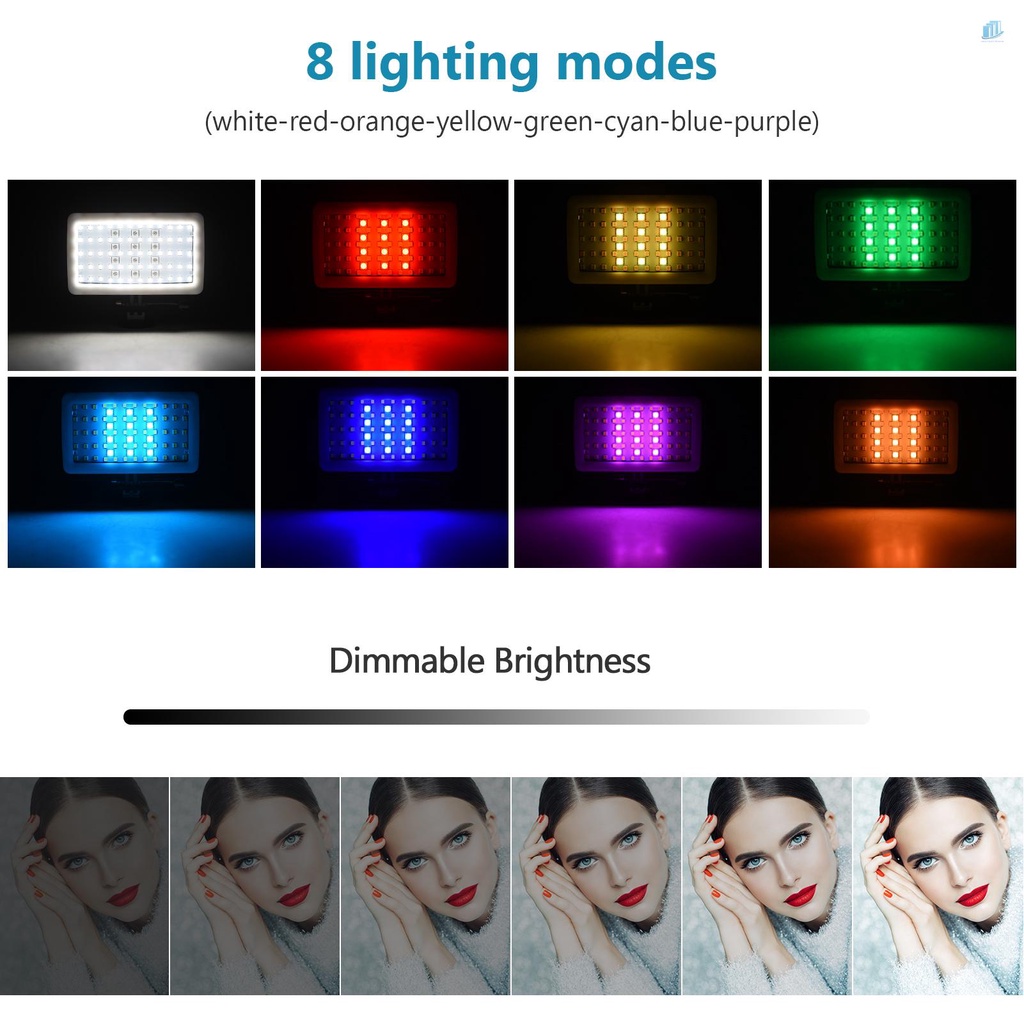 Đồng Hồ Thông Minh Andoer SL-20 Chống Thấm Nước 8 Chế Độ Đèn LED RGB CRI95 + IPX8 40M Tích Hợp Pin Sạc Dùng Khi Lặn Unde