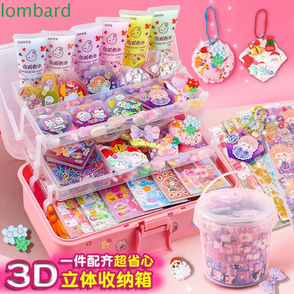 Bộ Miếng Dán Trang Trí Sổ Tay / Móc Khóa / Thẻ Ghi Chú Goo Diy