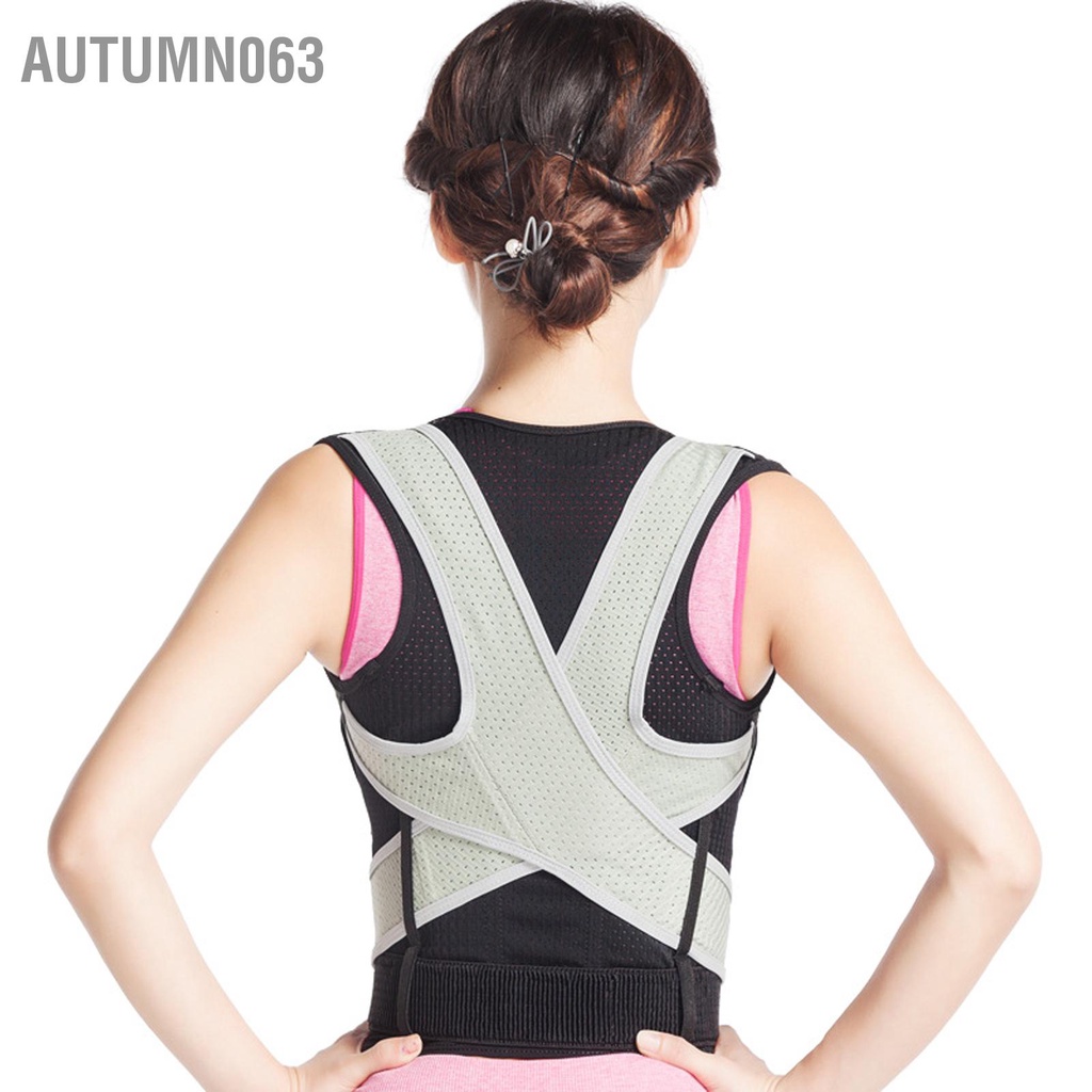 Autumn063 Tư Thế Corrector Thoáng Khí Lưng Có Thể Điều Chỉnh Máy Duỗi Vai Người Hỗ Trợ Nẹp Cho Lớn Trẻ Em